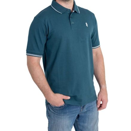 Men's collared T-shirt - WSMCT-152 - blue