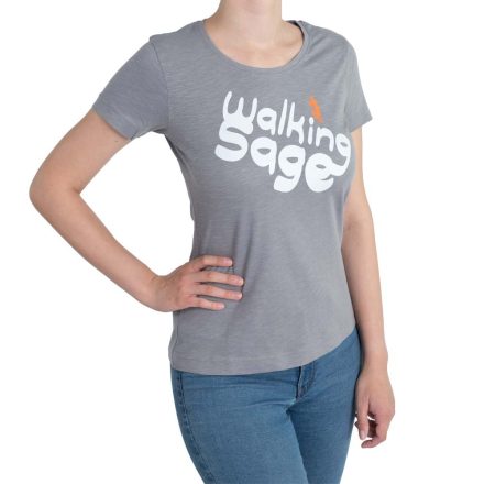 Women's crew-neck T-shirt - WSWTC-471 - grey