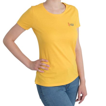 Women's T-shirt Crew Neck - WSWTC-6203 - yellow